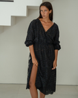 FLORENCE - BLACK Broderie Dress