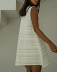 ADELE MINI - CREAM Knit Dress