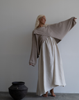OPHELIA - Fawn Knit Cross Sweater