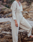 AD - Organic Pinstripe Jumpsuit