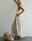 RAE - NATURAL Linen Skirt