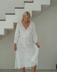 FLORENCE - WHITE Broderie Dress