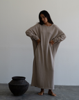 VADA - FAWN Volume Knit Dress