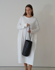 JANE - WHITE Jersey Dress