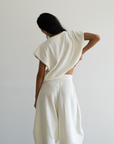 NORA- Cream Knit Vest
