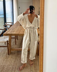 AD - NATURAL Linen Jumpsuit