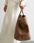 BUCKET - Matte Caramel Tote