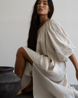 ODETTE - NATURAL Linen Gown