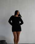 LIV - BLACK Scoop Back Mini