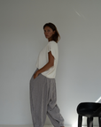 PRE-ORDER CELINE - Cream Buttoned Knit Top