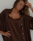 CAMILLE - BURGUNDY Mulberry Silk Slip