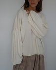ADELINE - Cream Knit Sweater
