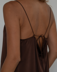 CAMILLE - BURGUNDY Mulberry Silk Slip