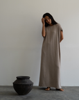 IONE - FAWN Knit Sack Dress