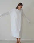 JANE - WHITE Jersey Dress