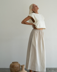 NORA- Cream Knit Vest