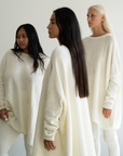 NIAMH - CREAM Oversized Knit Sweater