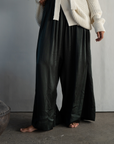 CLIVE - BLACK SILK Voluminous Pant