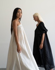 ODETTE - Black Linen Gown