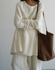 BUCKET - Matte Caramel Tote