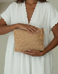 Rattan Woven Clutch