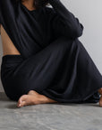 TILDA - BLACK Knit Skirt
