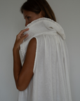 ANNE - WHITE Linen Blouse