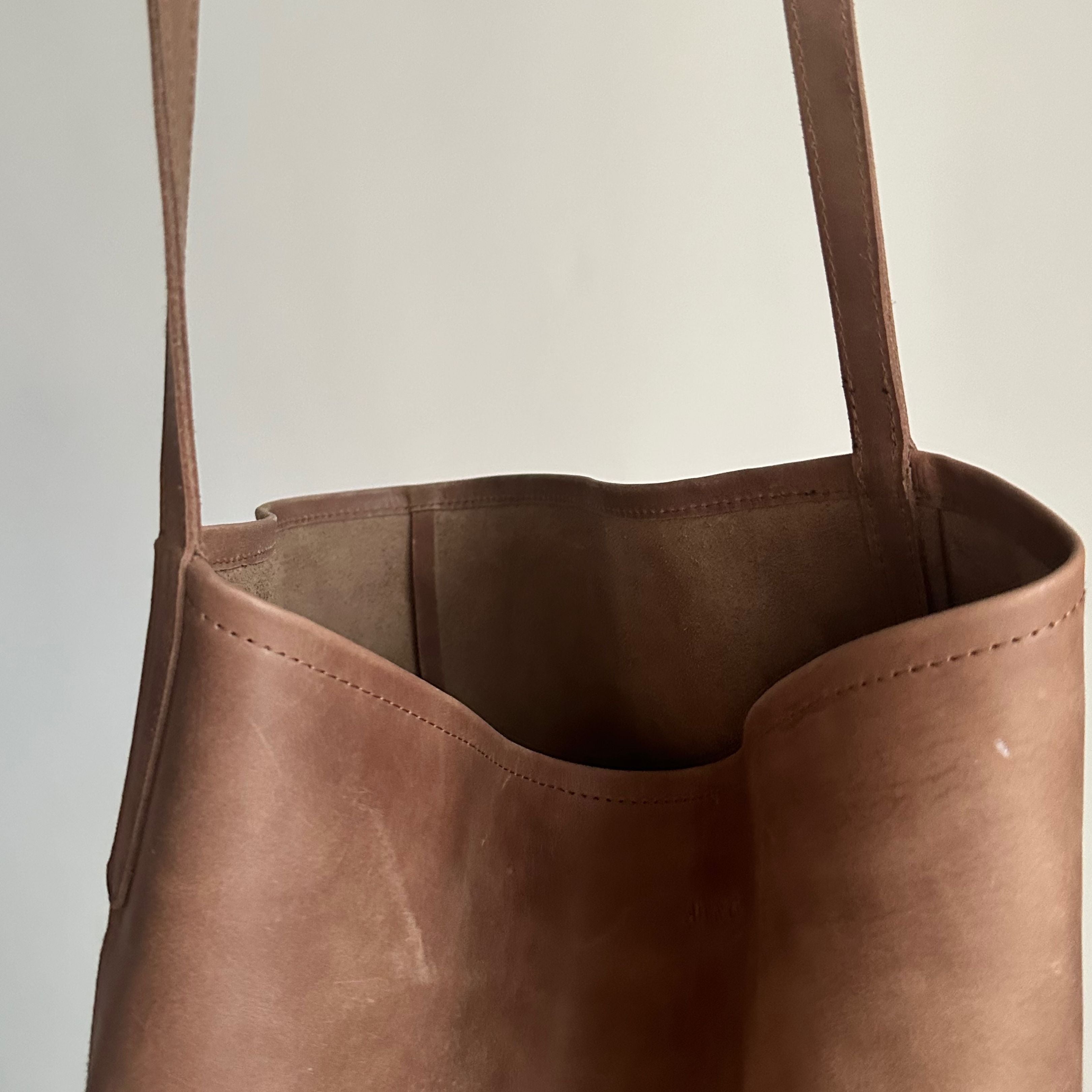 PRE-ORDER BUCKET - Matte Caramel Tote