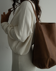 BUCKET - Matte Caramel Tote