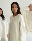 NIAMH - CREAM Oversized Knit Sweater