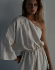 ATHENA - NATURAL Linen Jumpsuit