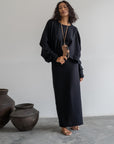 NIAS - BLACK Crop Sweater