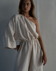 ATHENA - NATURAL Linen Jumpsuit