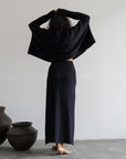 TILDA - BLACK Knit Skirt