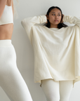 NIAMH - CREAM Oversized Knit Sweater