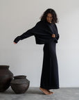 TILDA - BLACK Knit Skirt