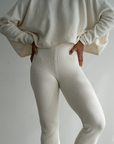 NIAS - CREAM Crop Sweater