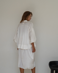 NINA - WHITE Silk Blouse