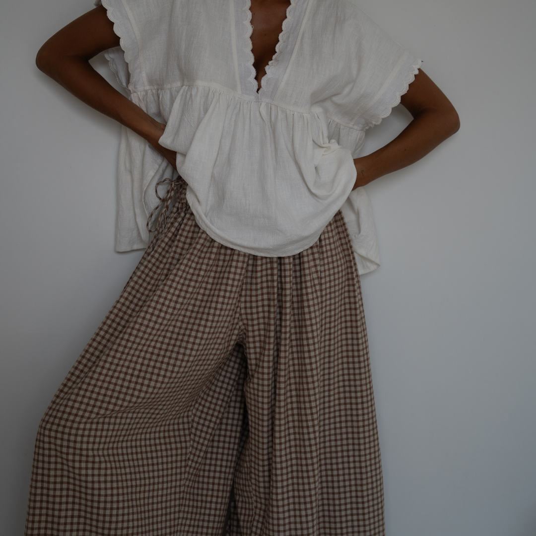Avy and co | YOLLIE - Gingham Pant – avyandco
