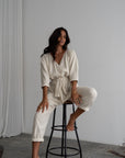 AD - Organic Pinstripe Jumpsuit