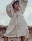 SOLLIE - Organic Pinstripe Romper