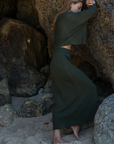 TILDA - OLIVE Knit Skirt