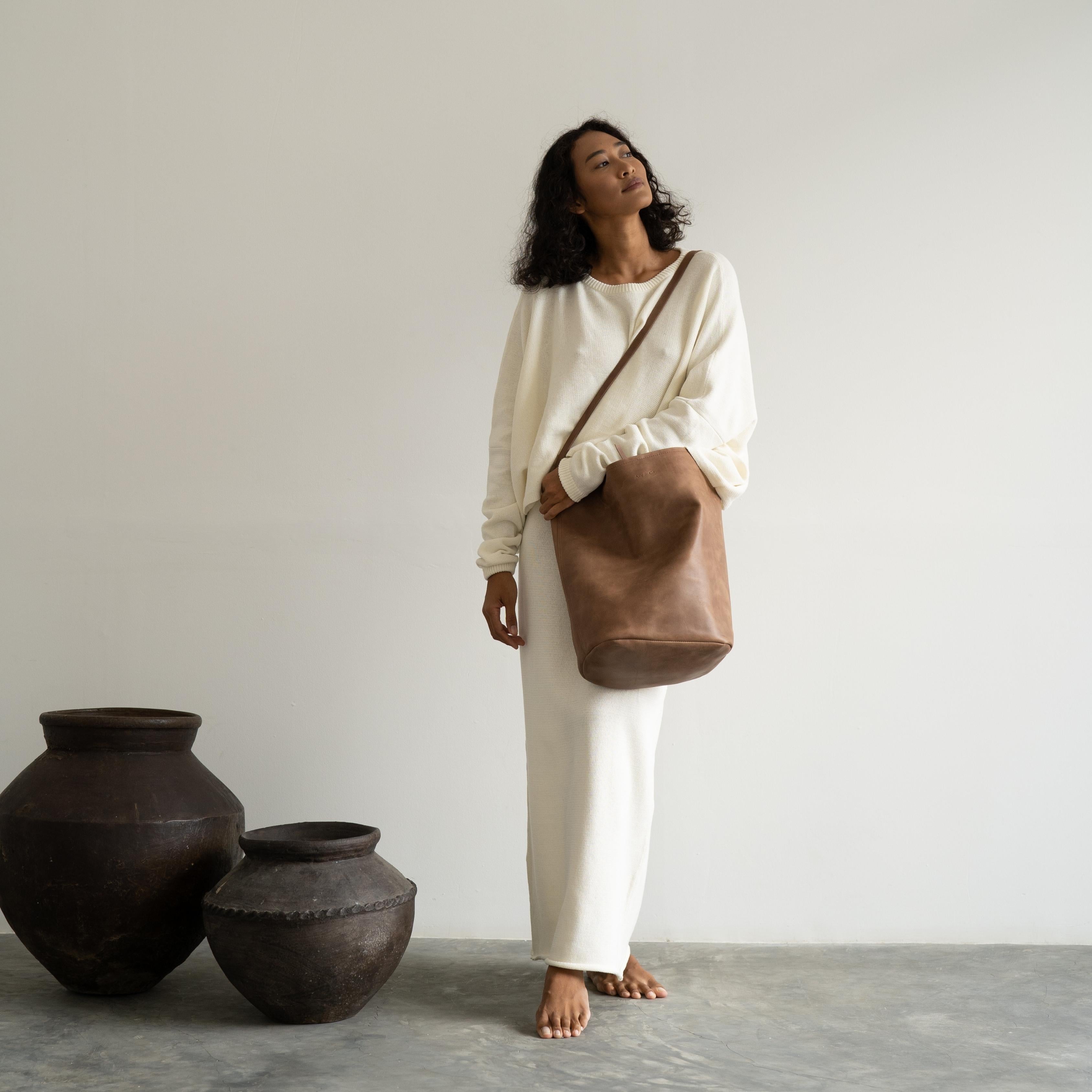 NIAS - CREAM Crop Sweater