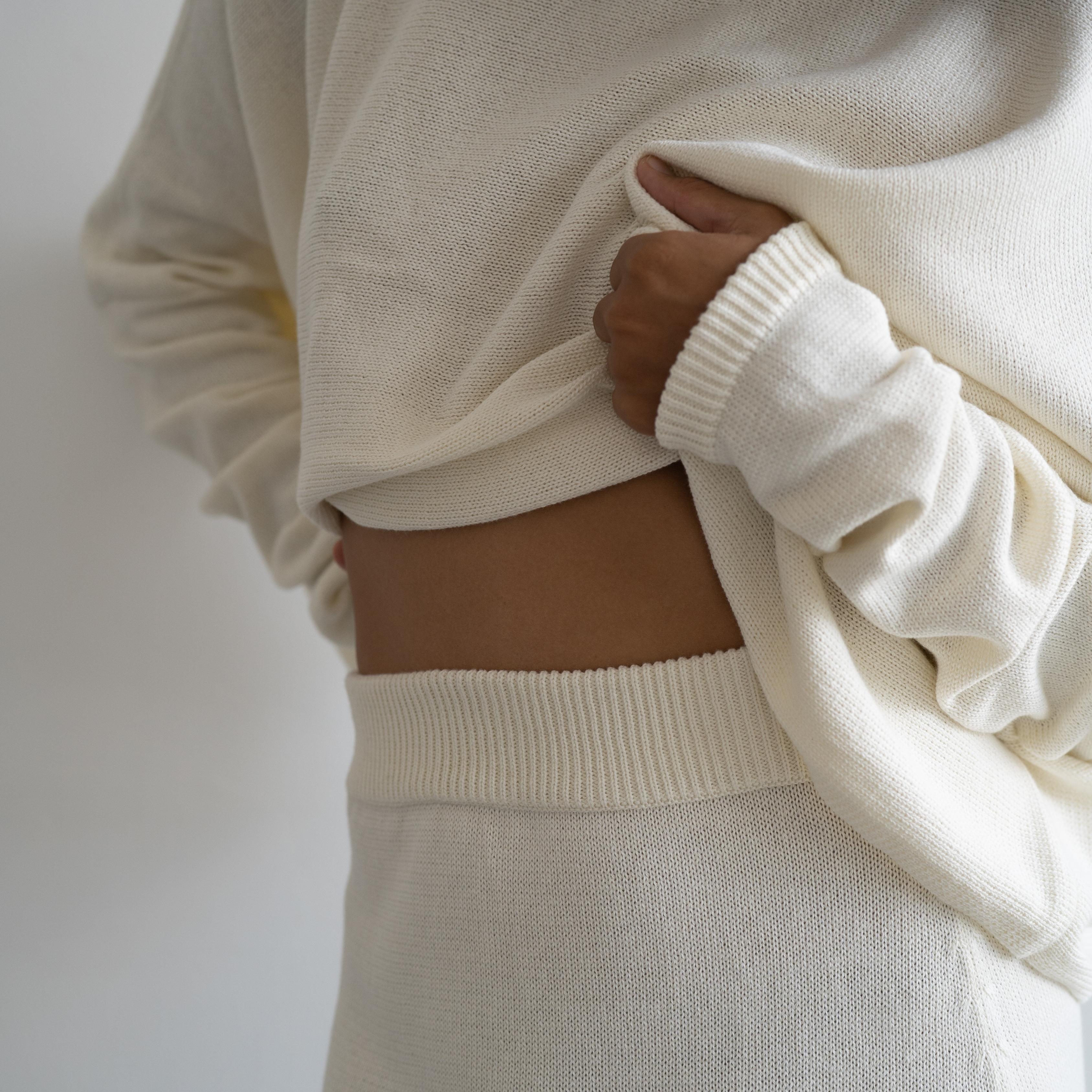TILDA - CREAM Knit Skirt