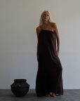 ZULU - Burgundy Mulberry Silk Gown