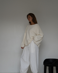 ADELINE - Cream Knit Sweater