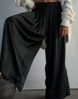 CLIVE - BLACK SILK Voluminous Pant