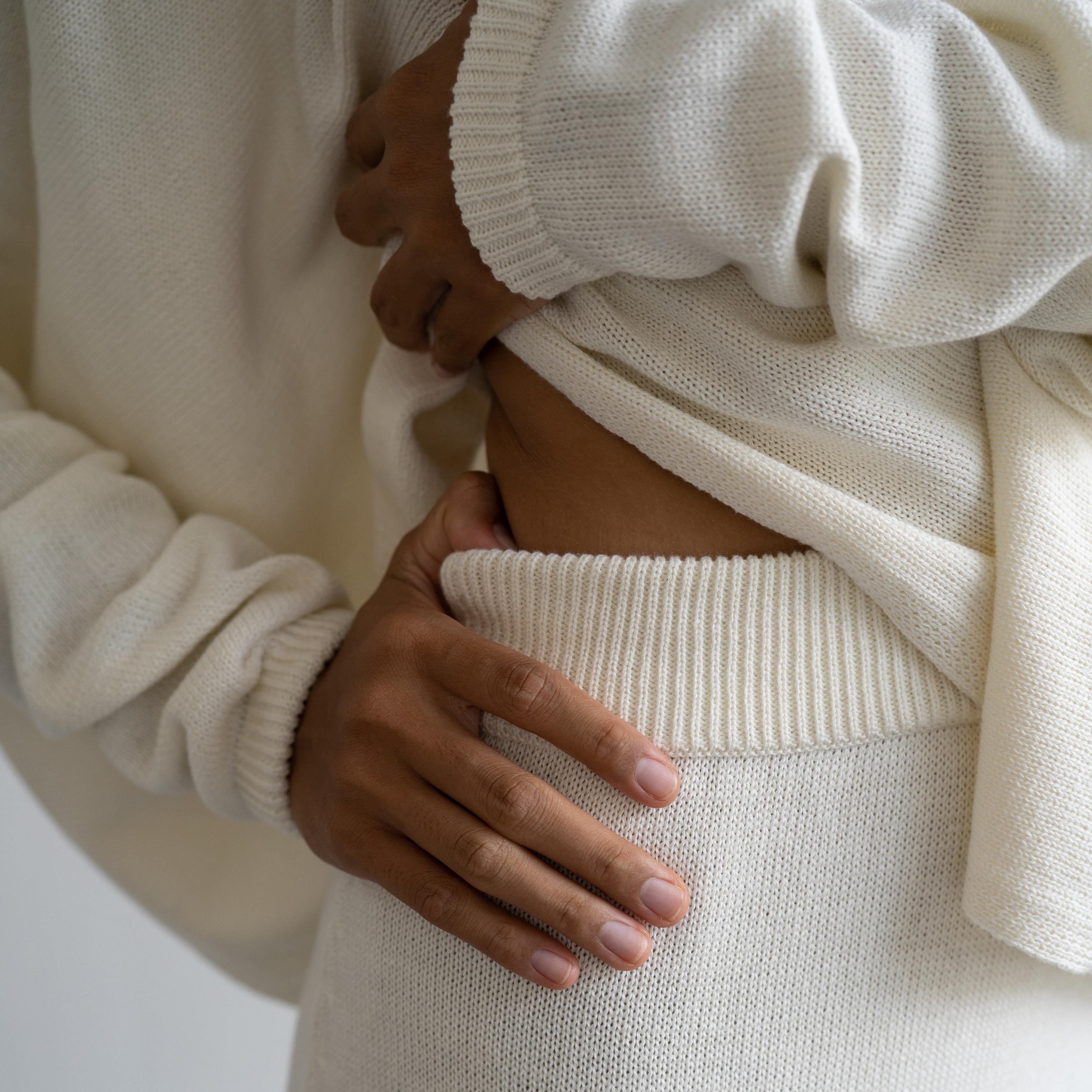 TILDA - CREAM Knit Skirt