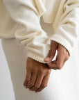 NIAS - CREAM Crop Sweater