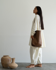 BUCKET - Matte Caramel Tote